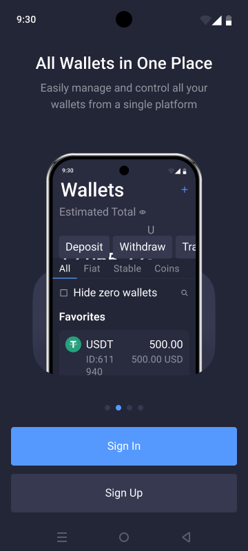 All wallets in one place