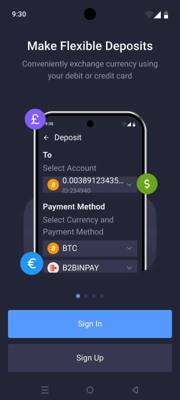 Make flexible deposits