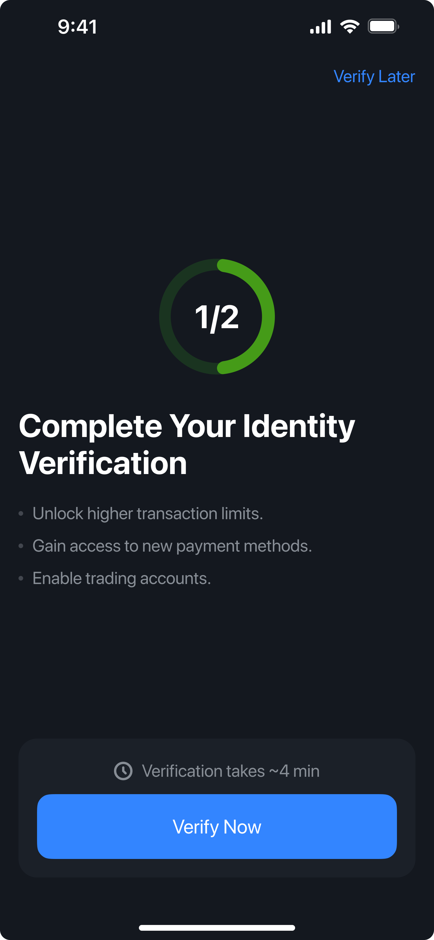 Complete KYC