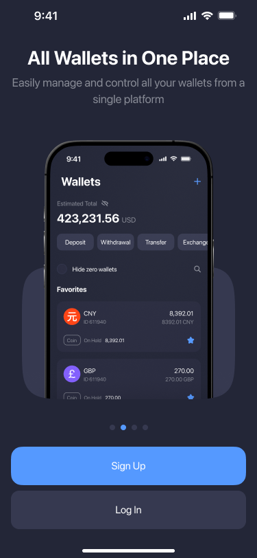 All wallets in one place